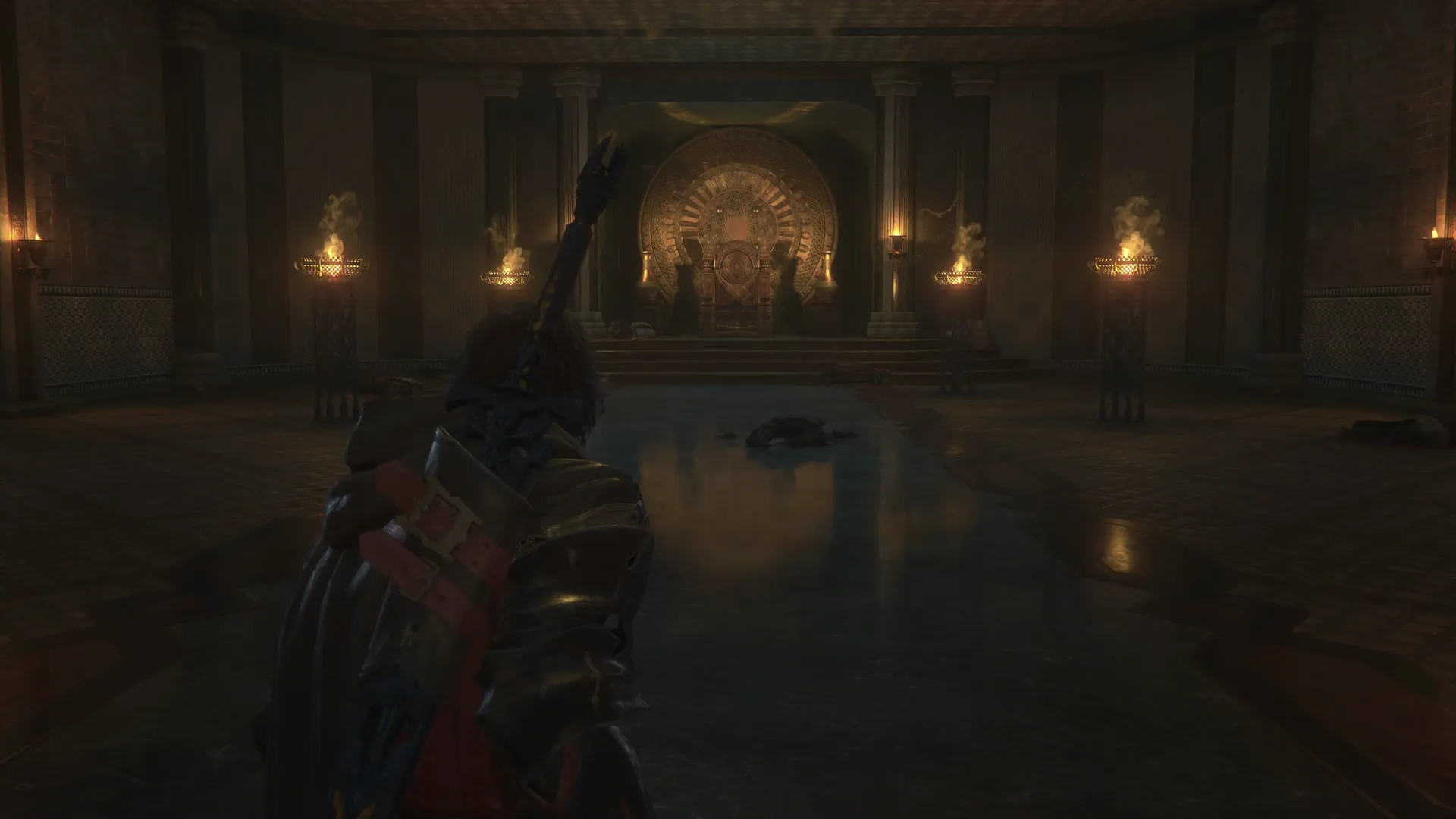 Reaching the upper levels of the castle