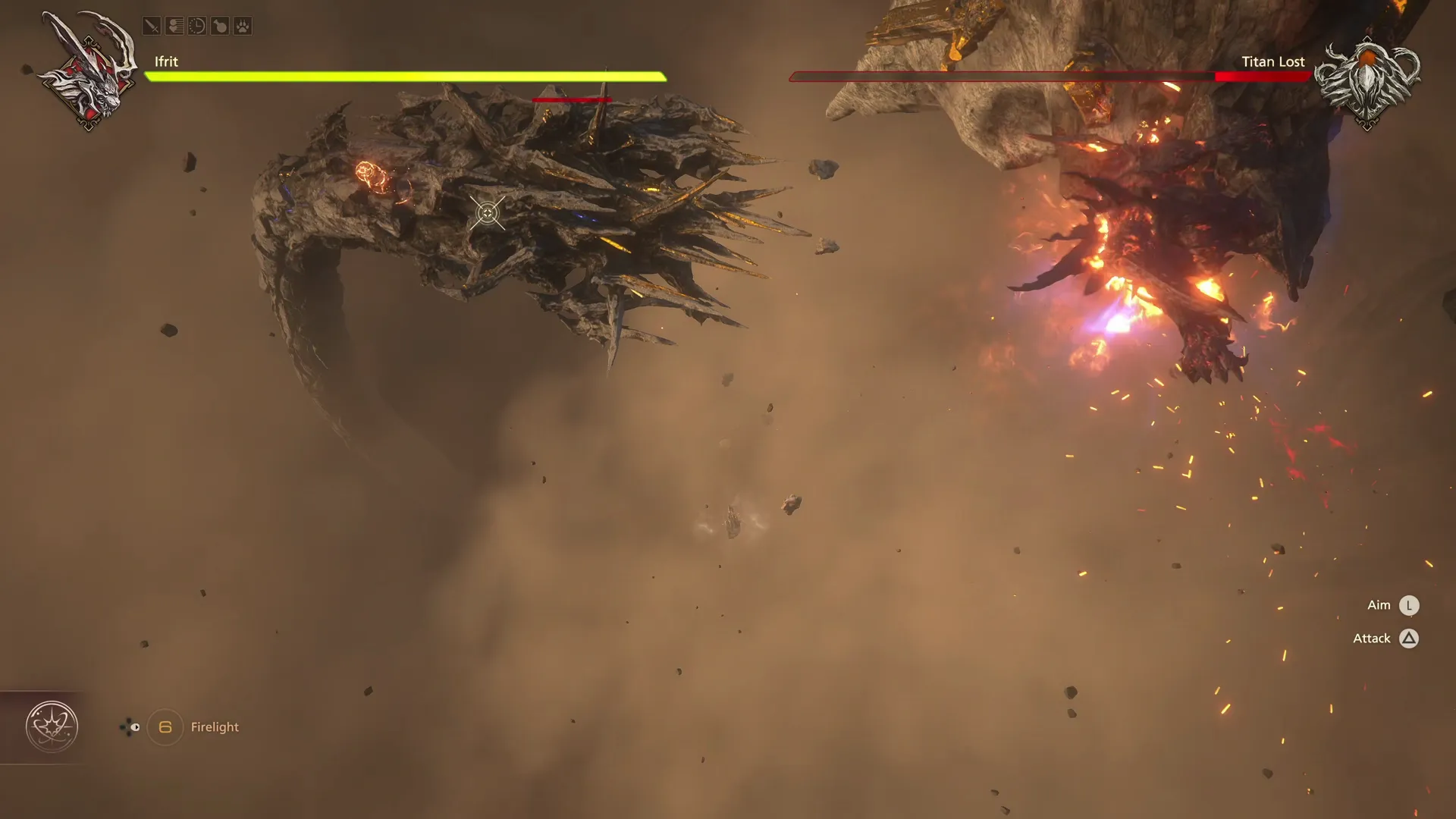 Dropping through the air during the second intermediary phase