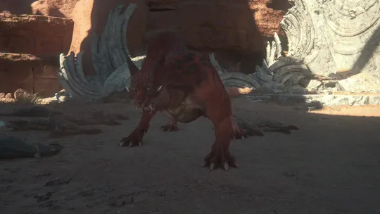 Close-up of Grimalkin during the opening of the Notorious Mark battle