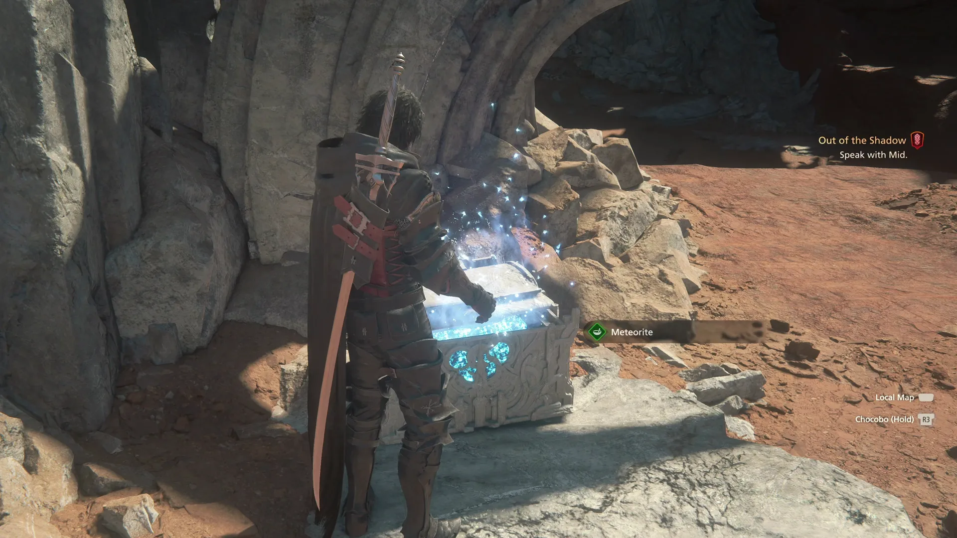 Close-up of Grimalkin after the Wild Nakks have been defeated