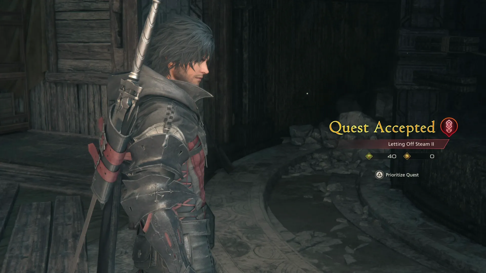 Accepting the Letting Off Steam II Main Scenario Subquest