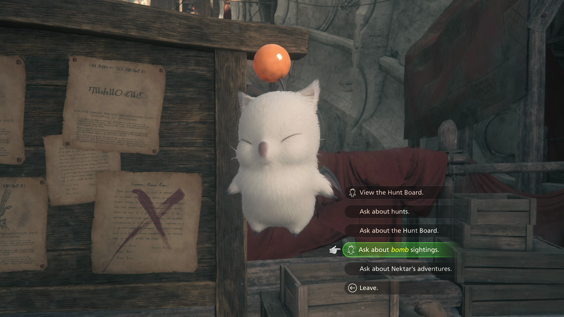 Asking Nektar about bomb sightings