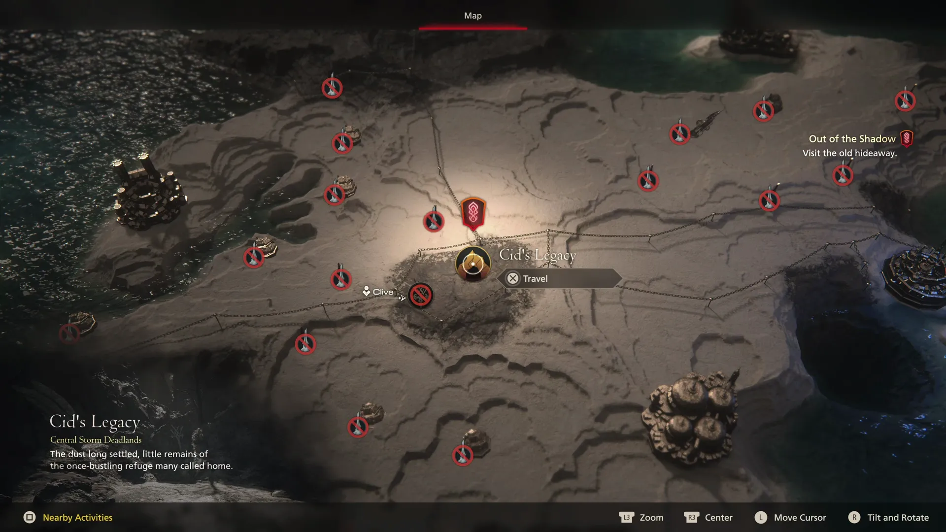 Selecing Cid’s Legacy from the World Map