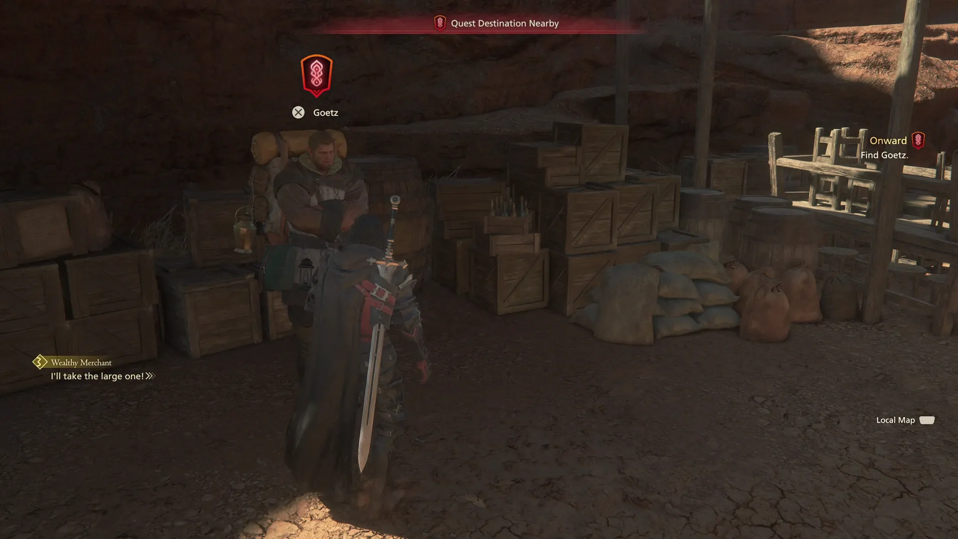 Speaking to Goetz about his lost Trader’s Pass