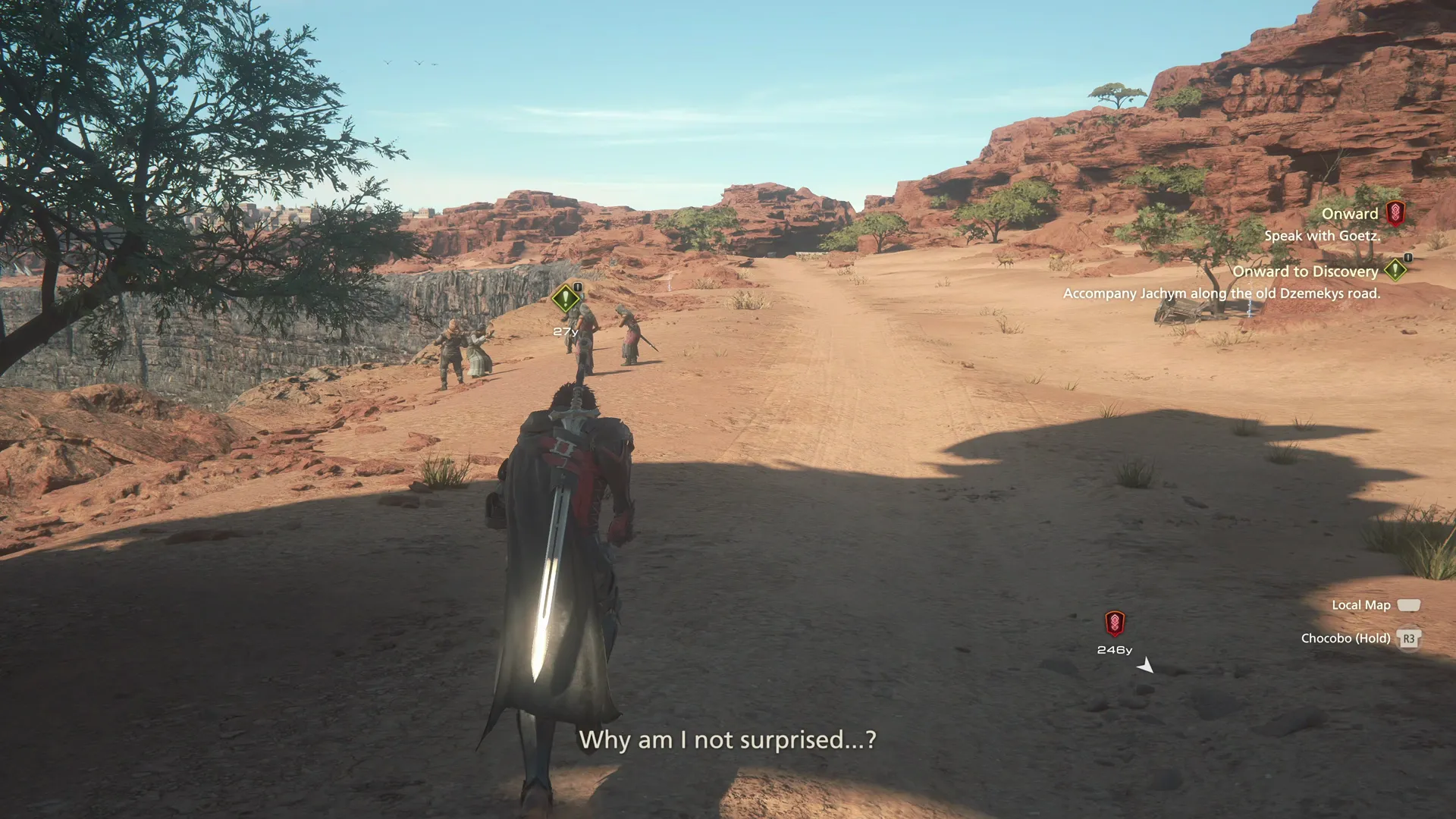 Saving Jachym from the first group of Ne’er-do-wells outside Boklad