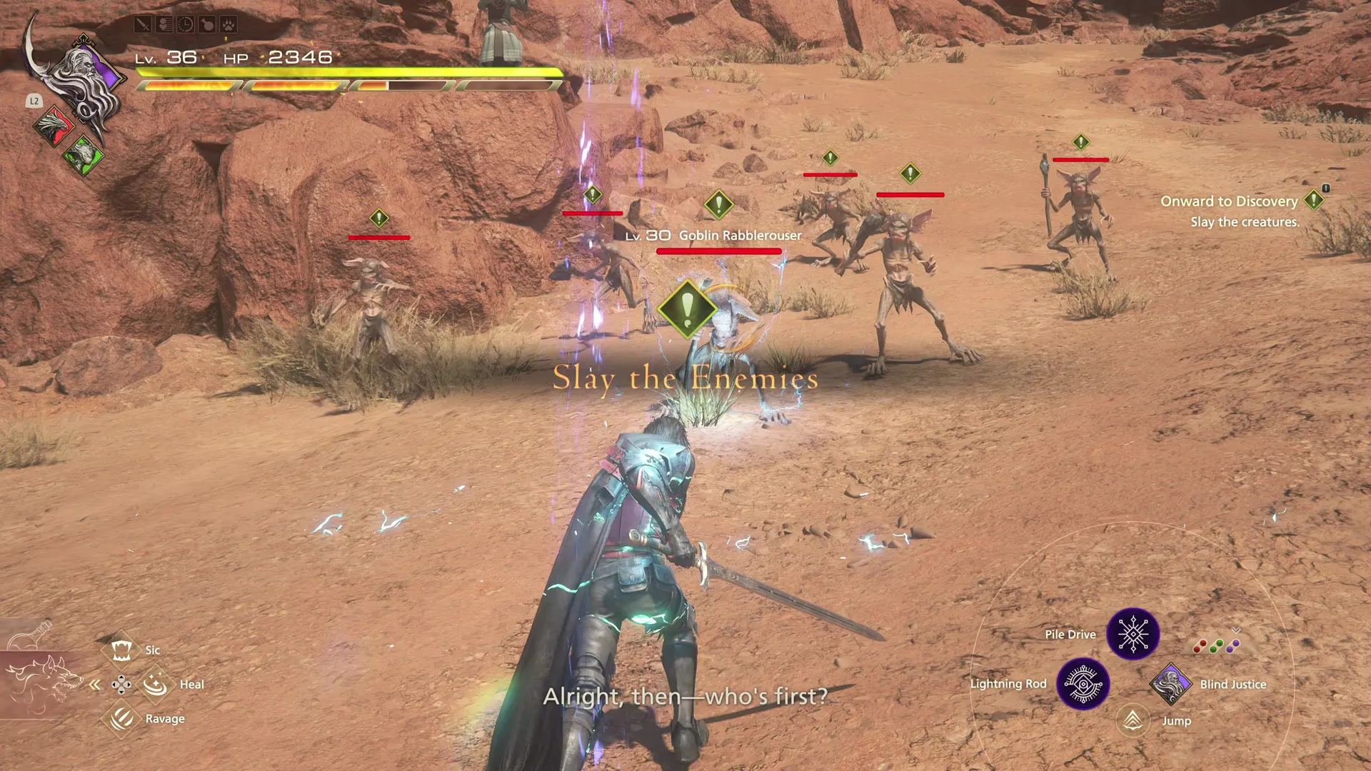 Saving Jachym from the group of goblin roughhousers and rabblerousers