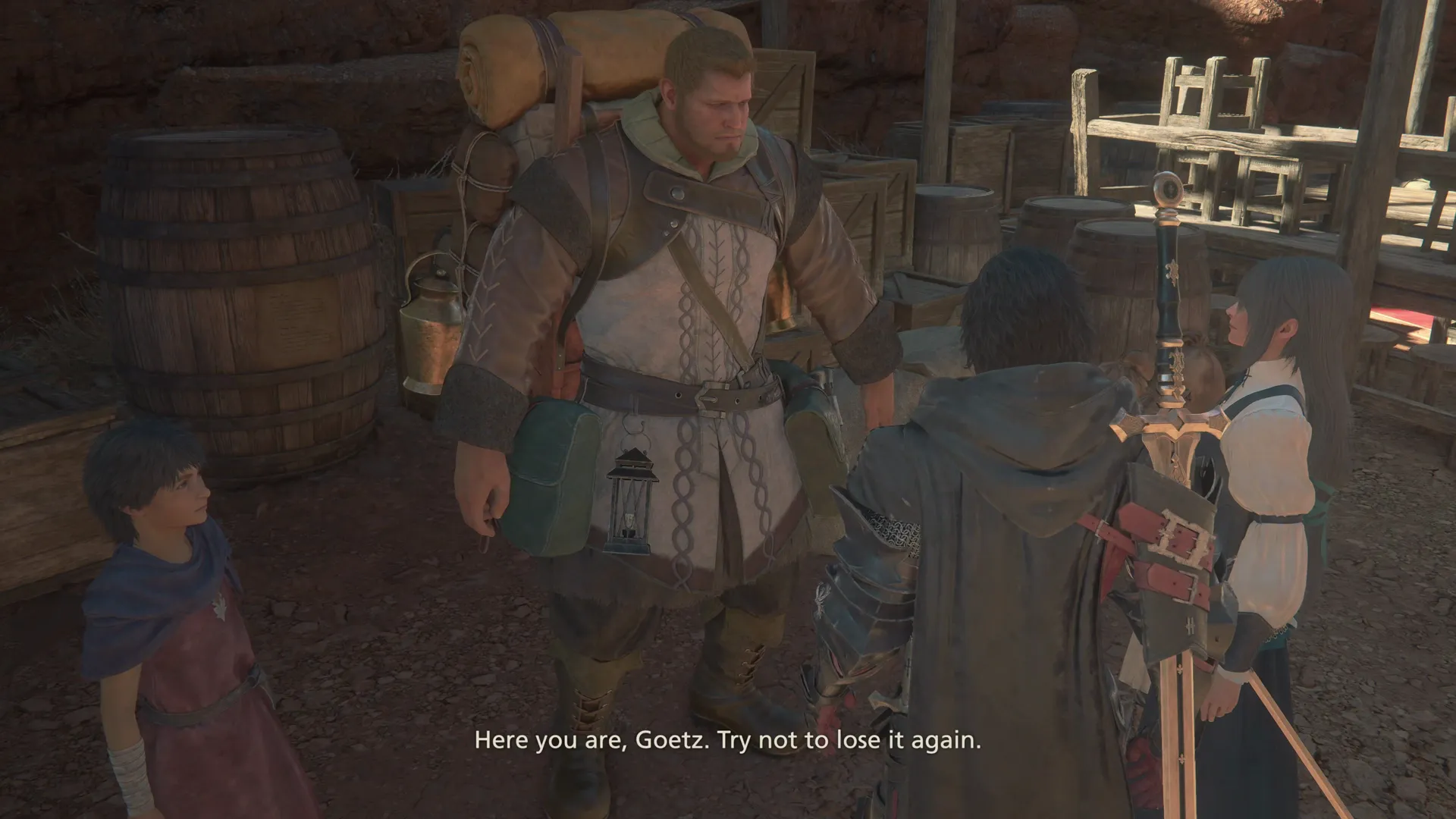 Speaking to Goetz in the Boklad Markets