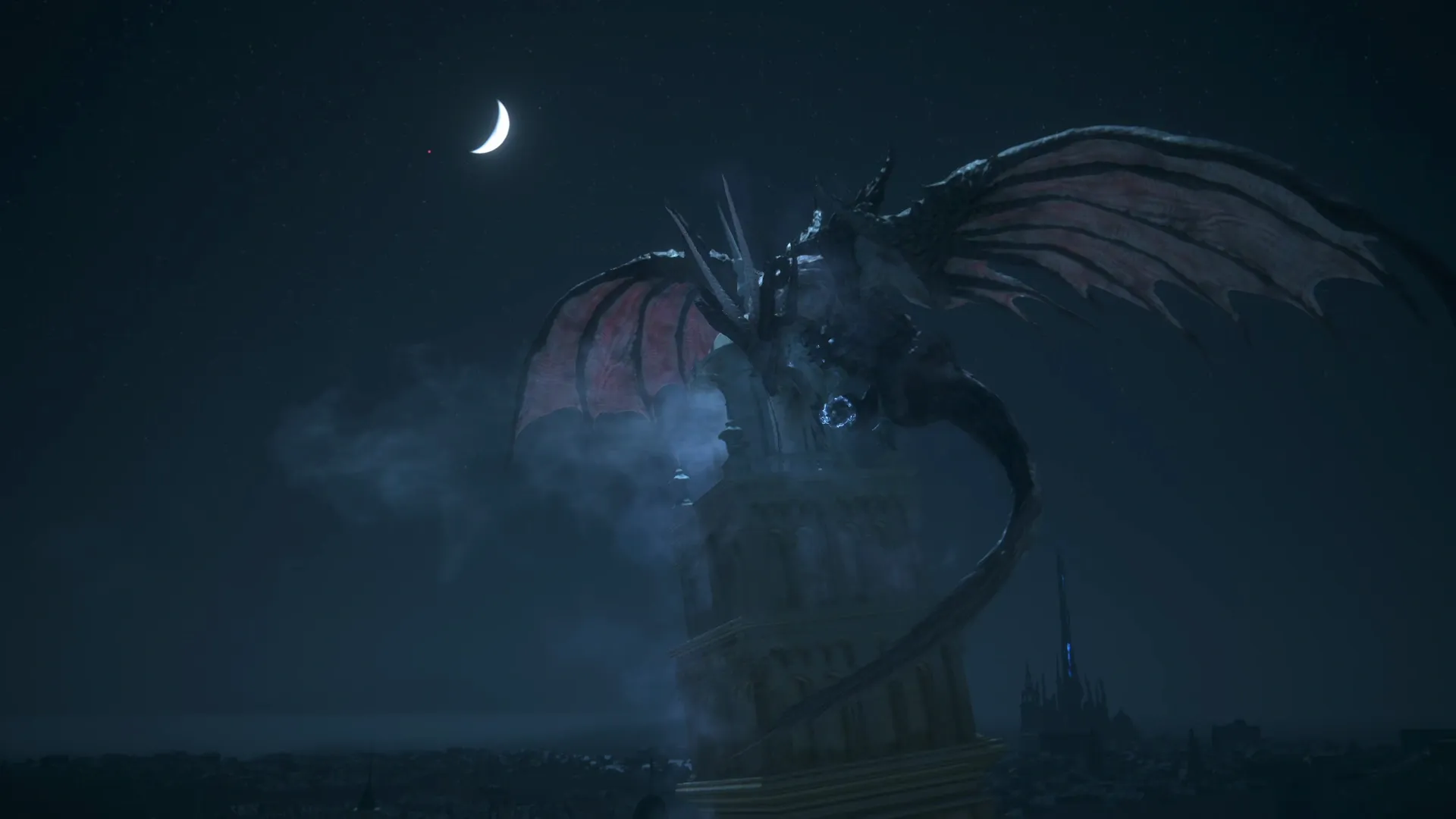 Opening cinematic of the White Dragon before the battle