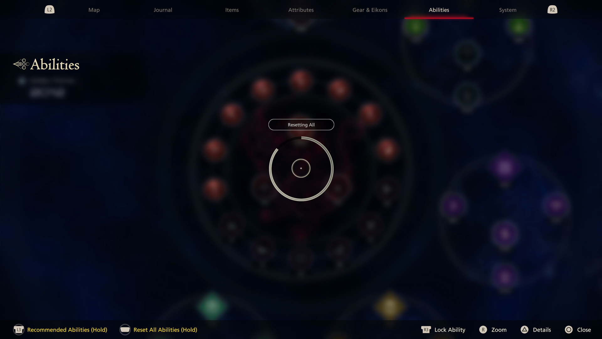 Reseting all of the Ability Points