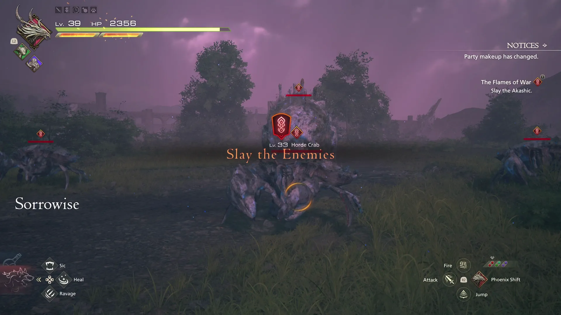 Battle against Horde Crabs and a Horde Adamantoise on the west side of Martha’s Rest