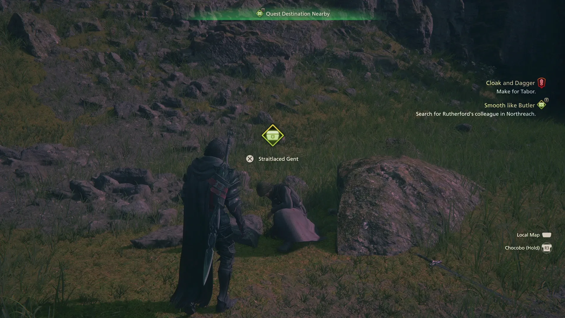 Locating the Straitlaced Gent east of the Northreach Markets