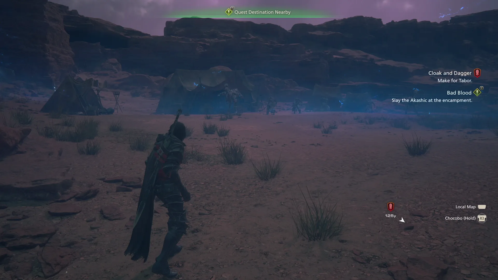 Approaching the Akashic village nearby