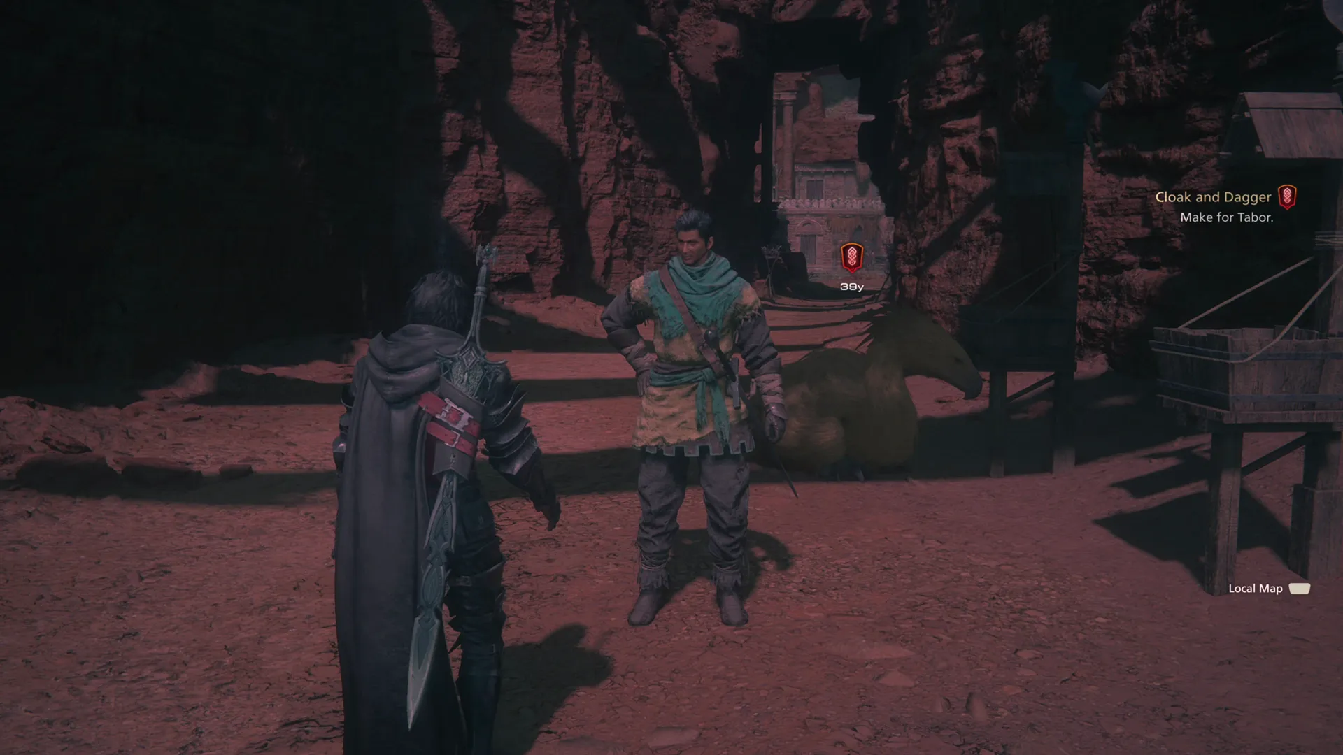 Entrance to the town of Tabor