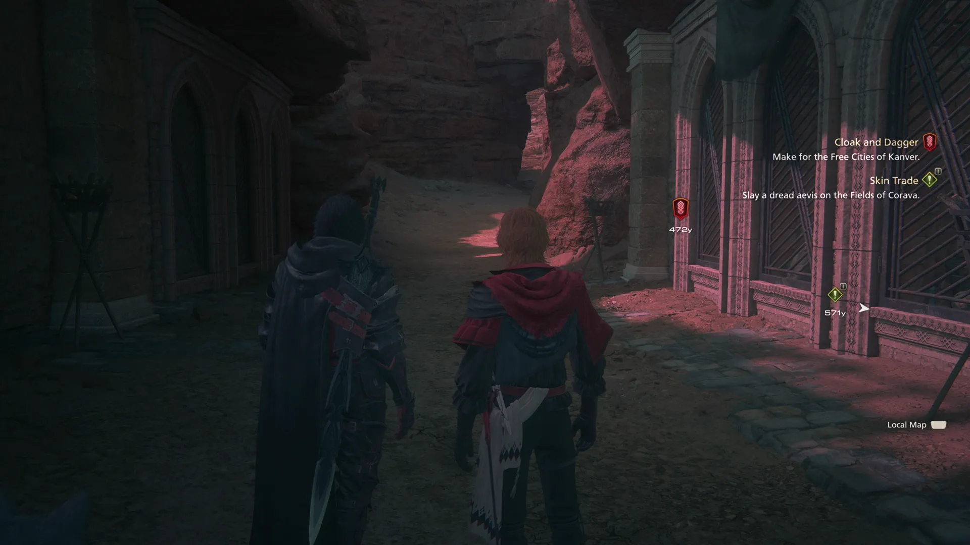 Clive and Joshua looking on as they leave Tabor for the first time