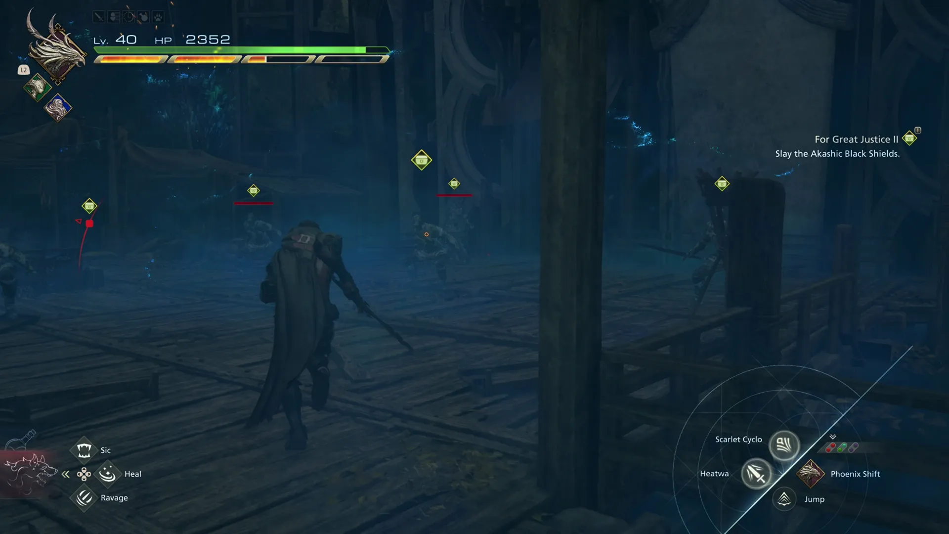 Defeating the Akashic enemies that have taken over Lostwing