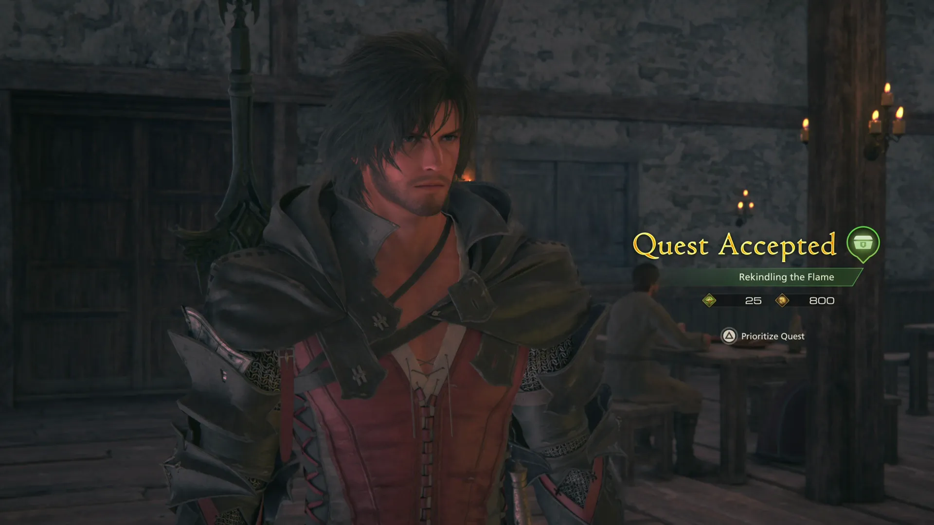 Accepting the Rekindling the Flame Optional Quest from Martha