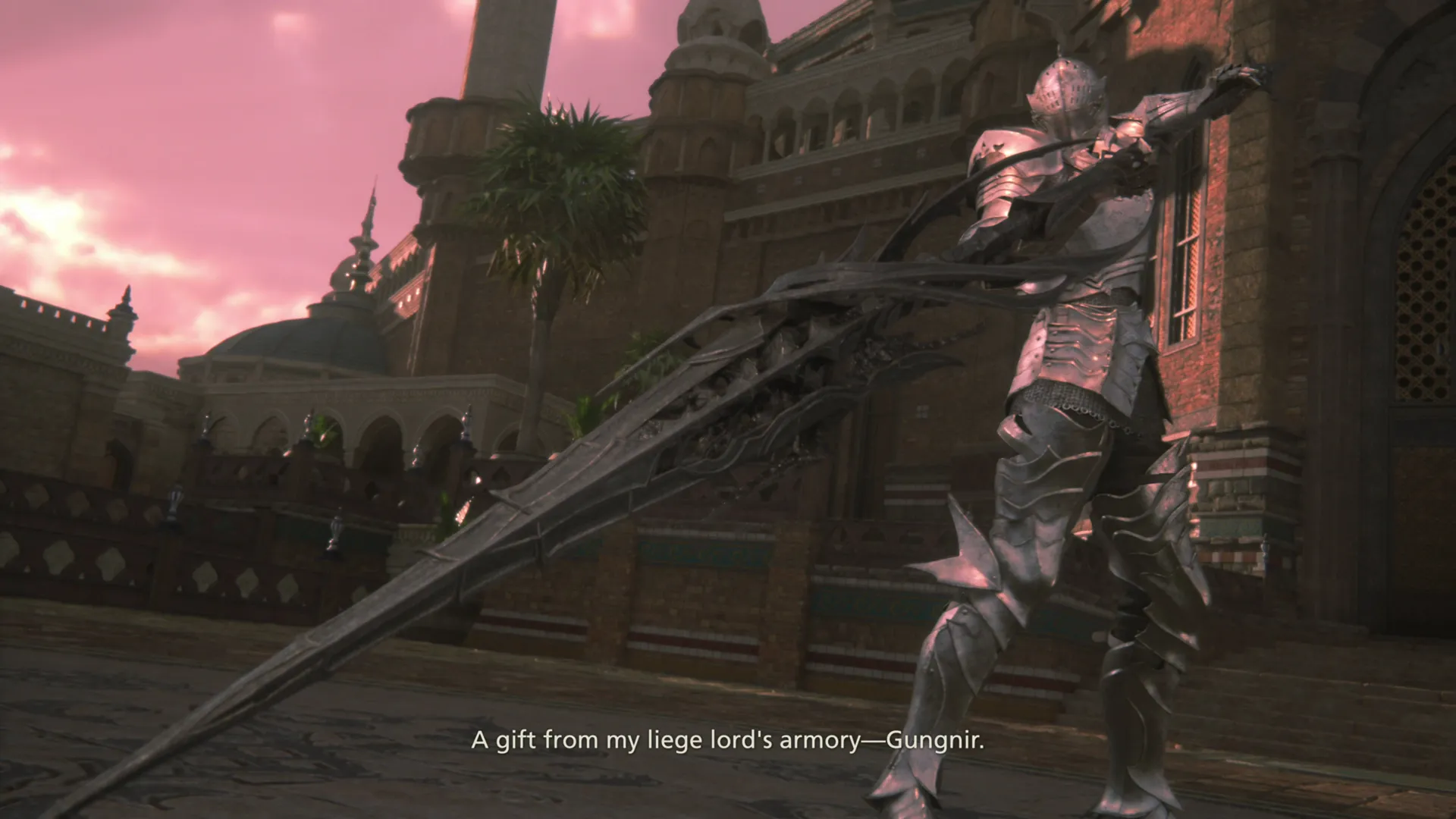 Sleipnir during the opening cinematic of the boss fight