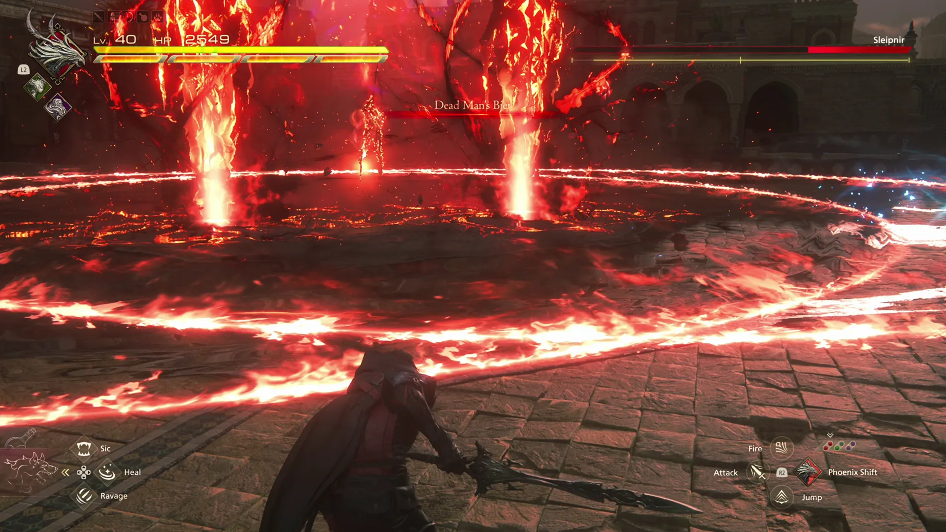 Sleipnir using Dead Man’s Bier attack