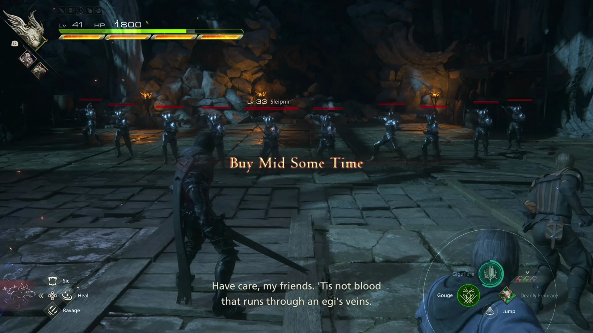 Buying Mid some time by battling against the Sleipnir images