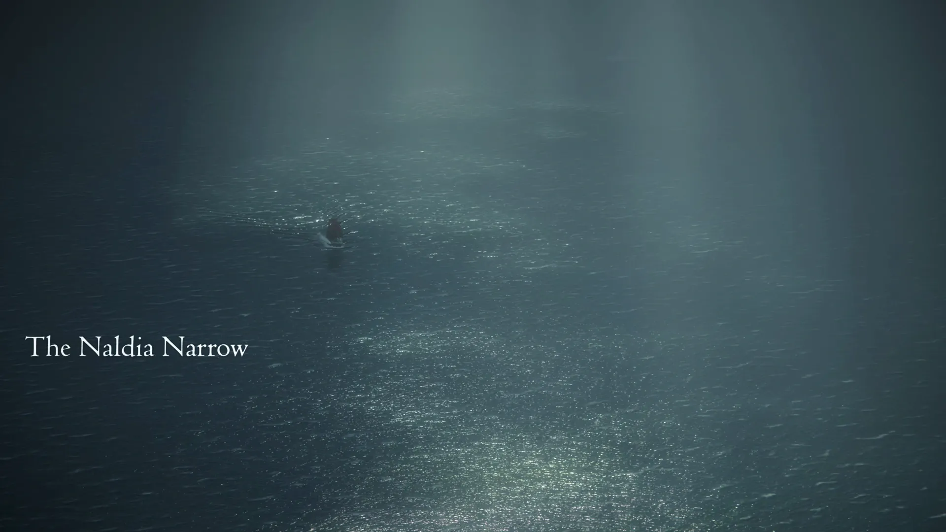 Opening cinematic of the ship in the middle of the Naldia Narrow