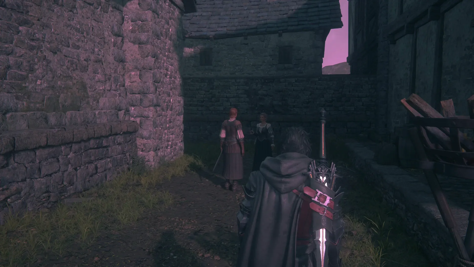 Locating Captain Dorys behind one of the houses at Martha’s Rest