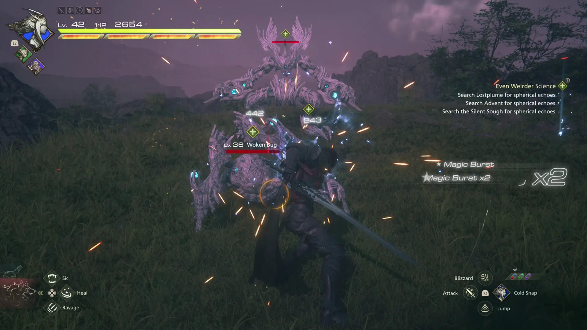 Battling against the Fallen enemies in Lostplume