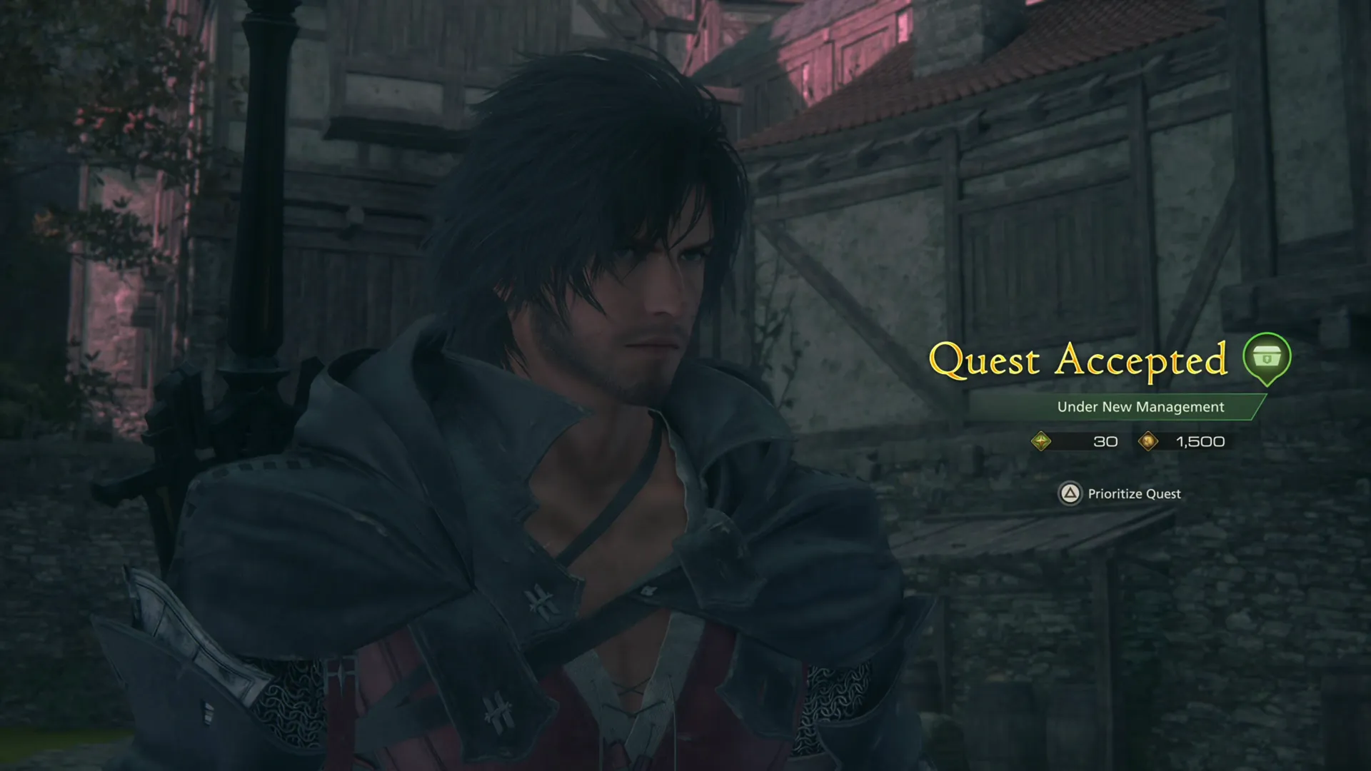 Accepting the Under New Management Optional Quest from Isabelle