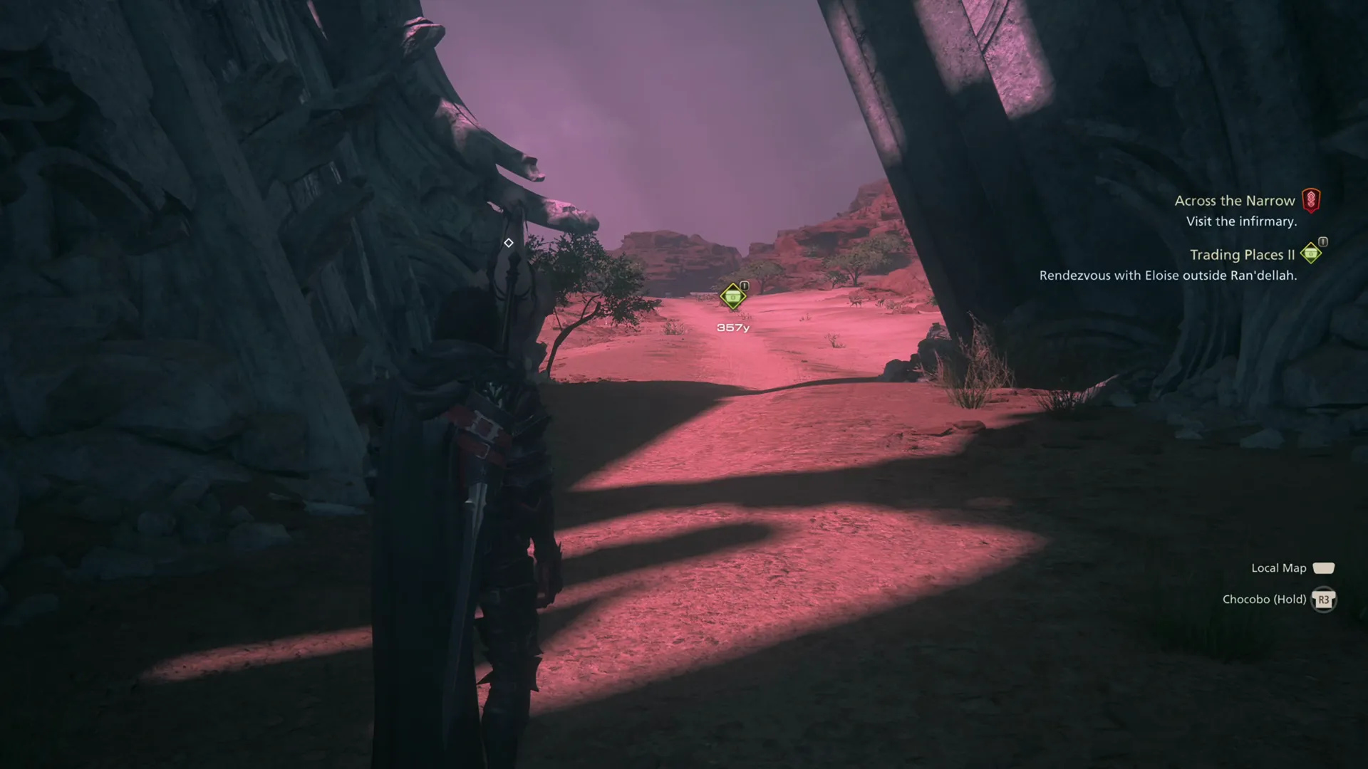 Looking on towards the Quest Objective at Ran’dellah