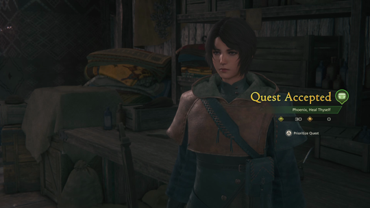 Accepting the Phoenix, Heal Thyself Optional Quest from Jote in the infirmary of the Hideaway