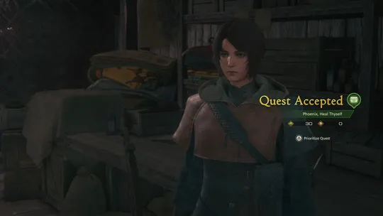 Accepting the Phoenix, Heal Thyself Optional Quest from Jote in the infirmary of the Hideaway