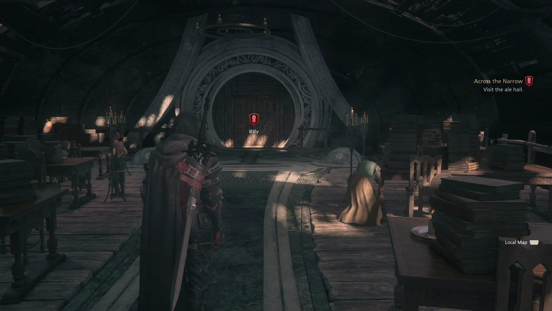 Clive standing in the shelves of the Hideaway