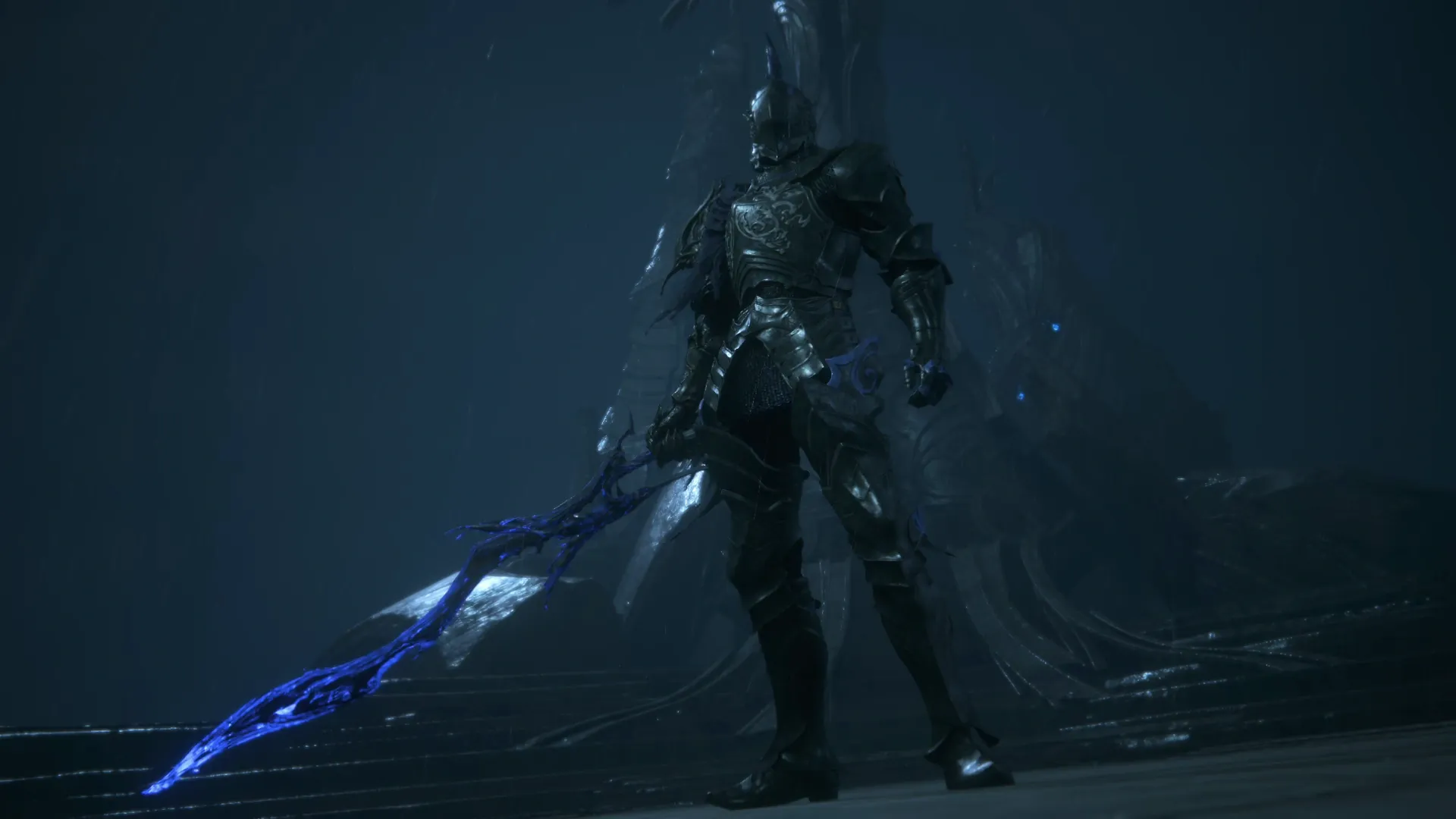 Close-up of Barnabas at the beginning of the battle