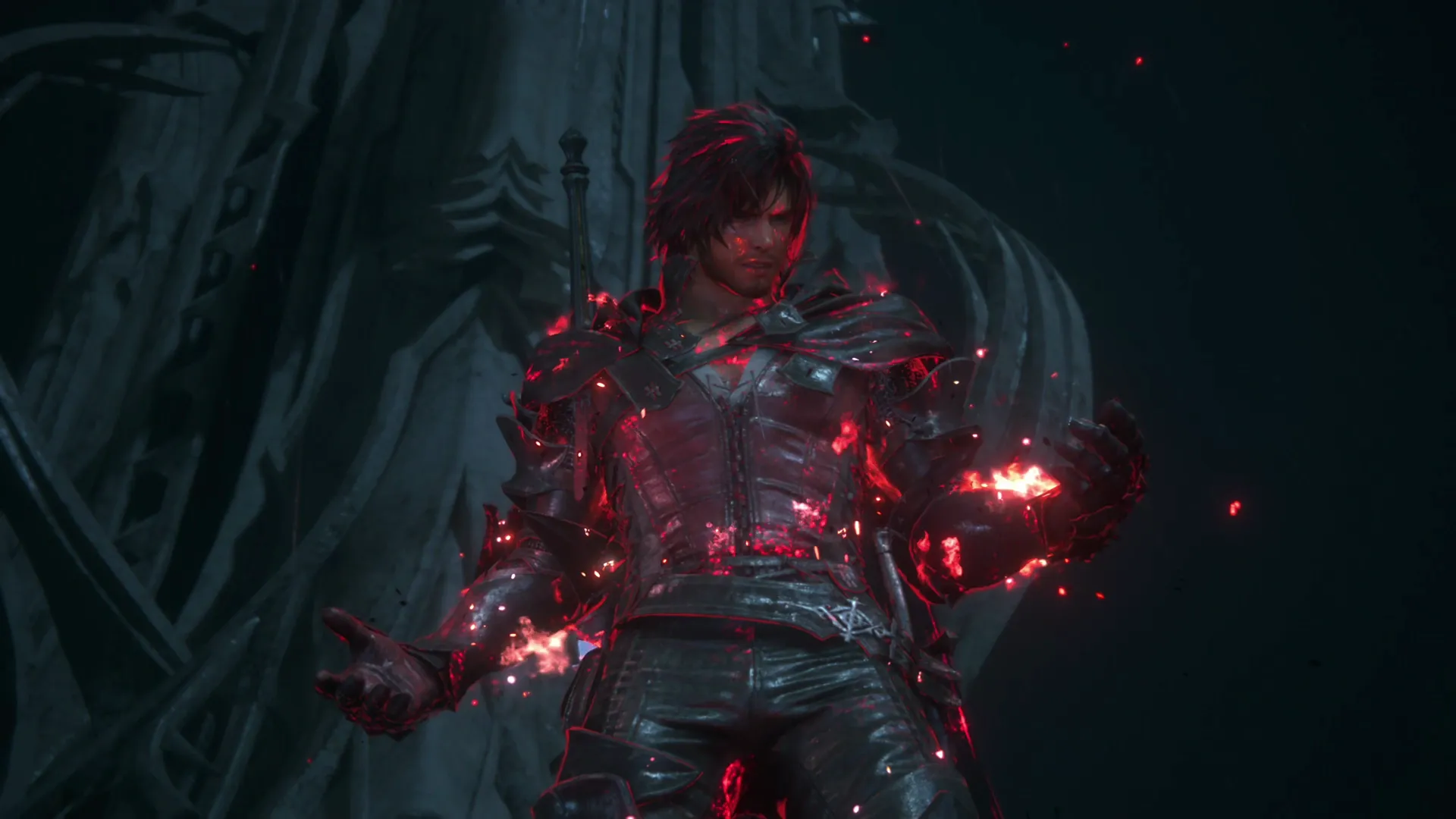 Clive now being powered up with the essence of Odin’s Eikon