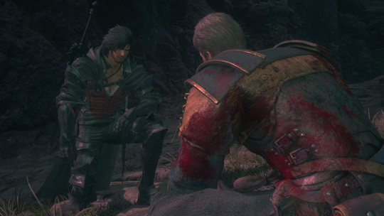 Accepting the Laid to Rest Optional Quest from the Wounded Royalist north of Eistla