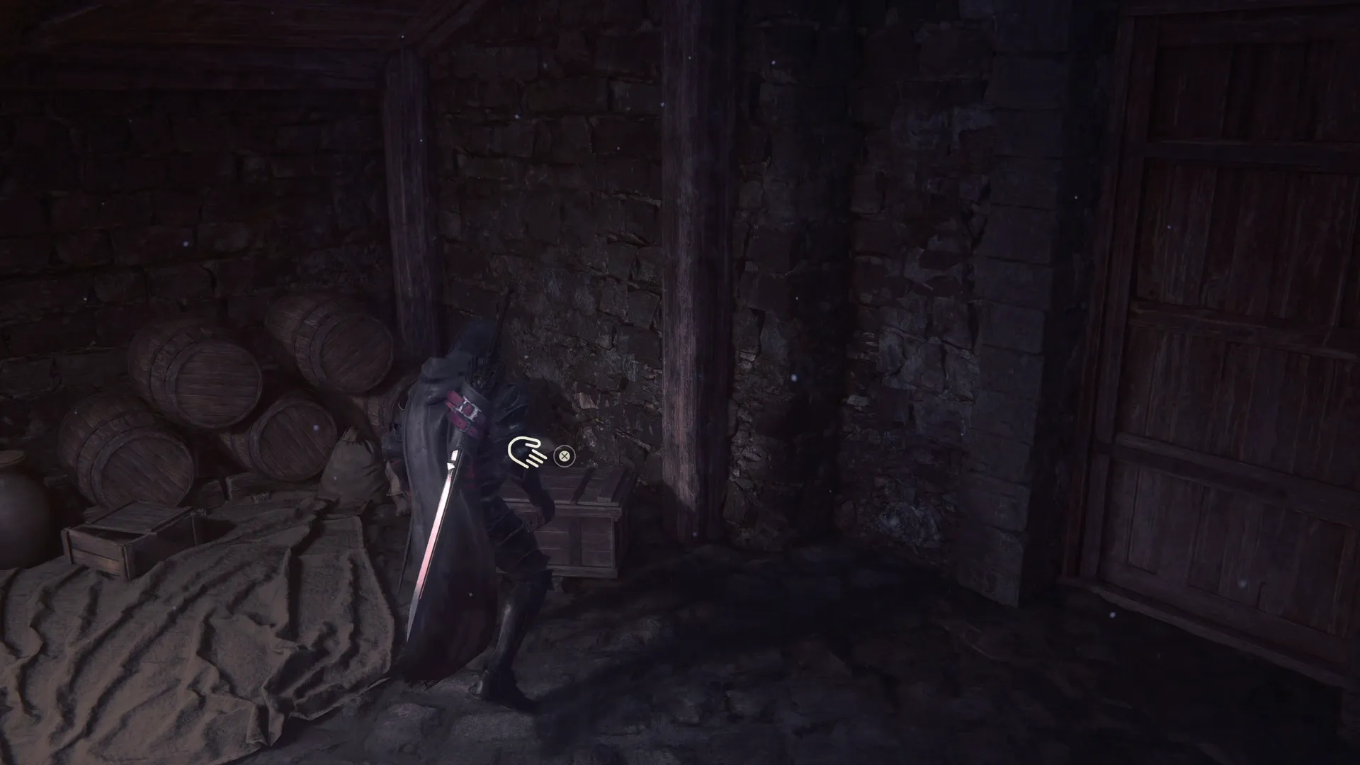 Opening a treasure coffer at Drake’s Spine