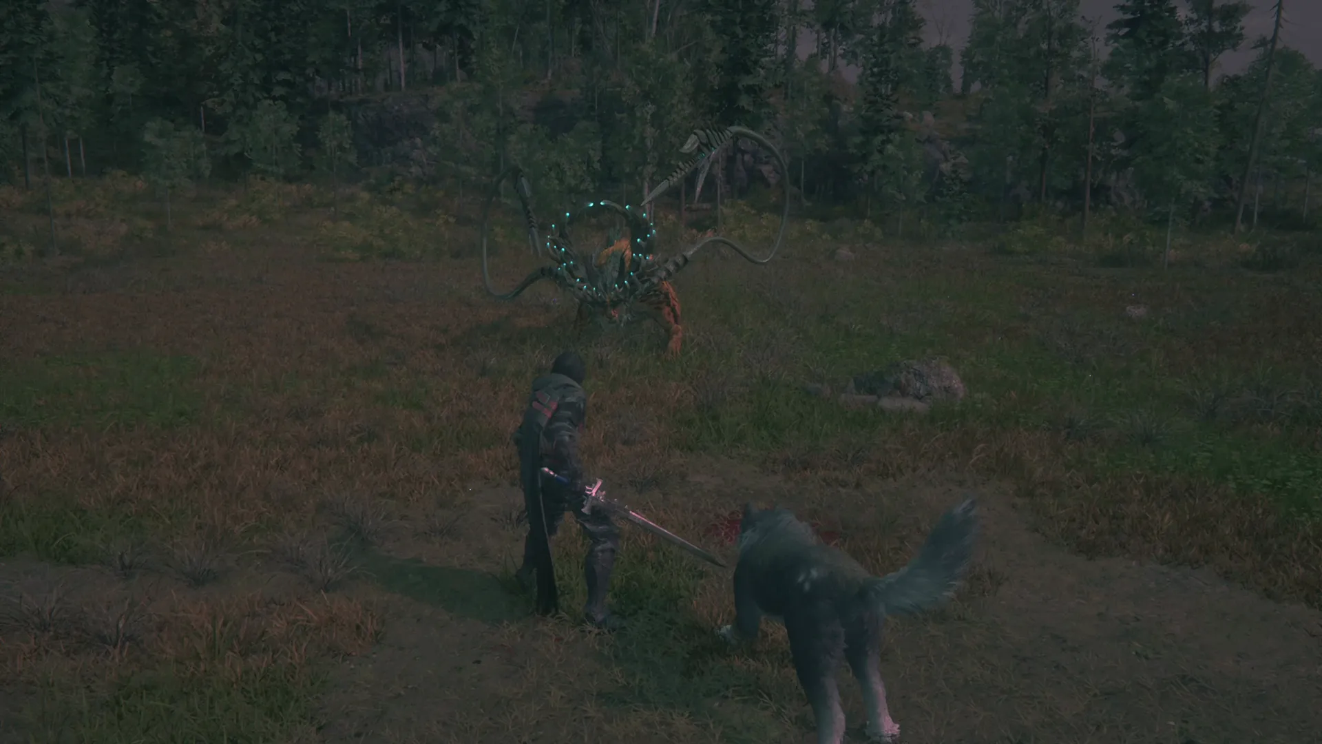 Close-up of Bygul at the start of the Notorious Mark battle in Kritten Hollow