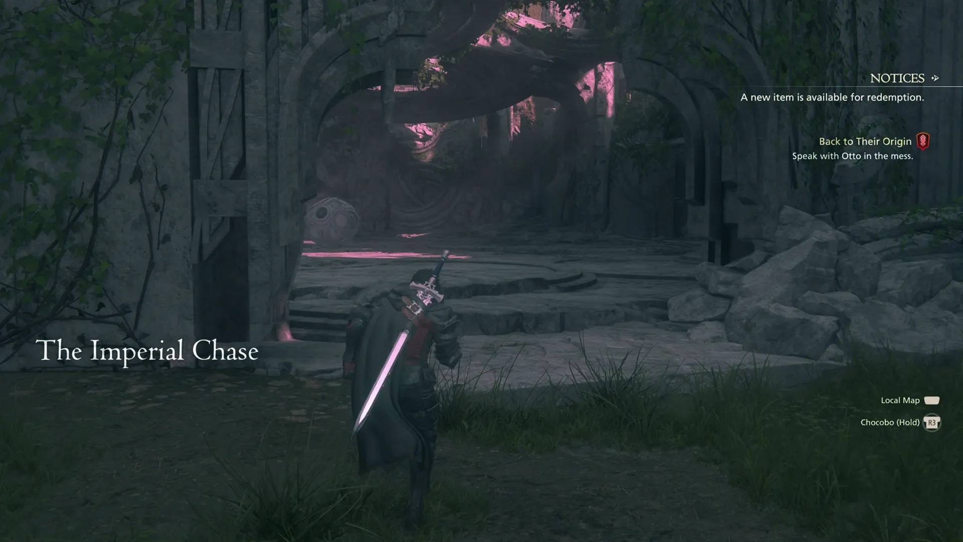 Entering the Crock area after traveling through the Imperial Chase