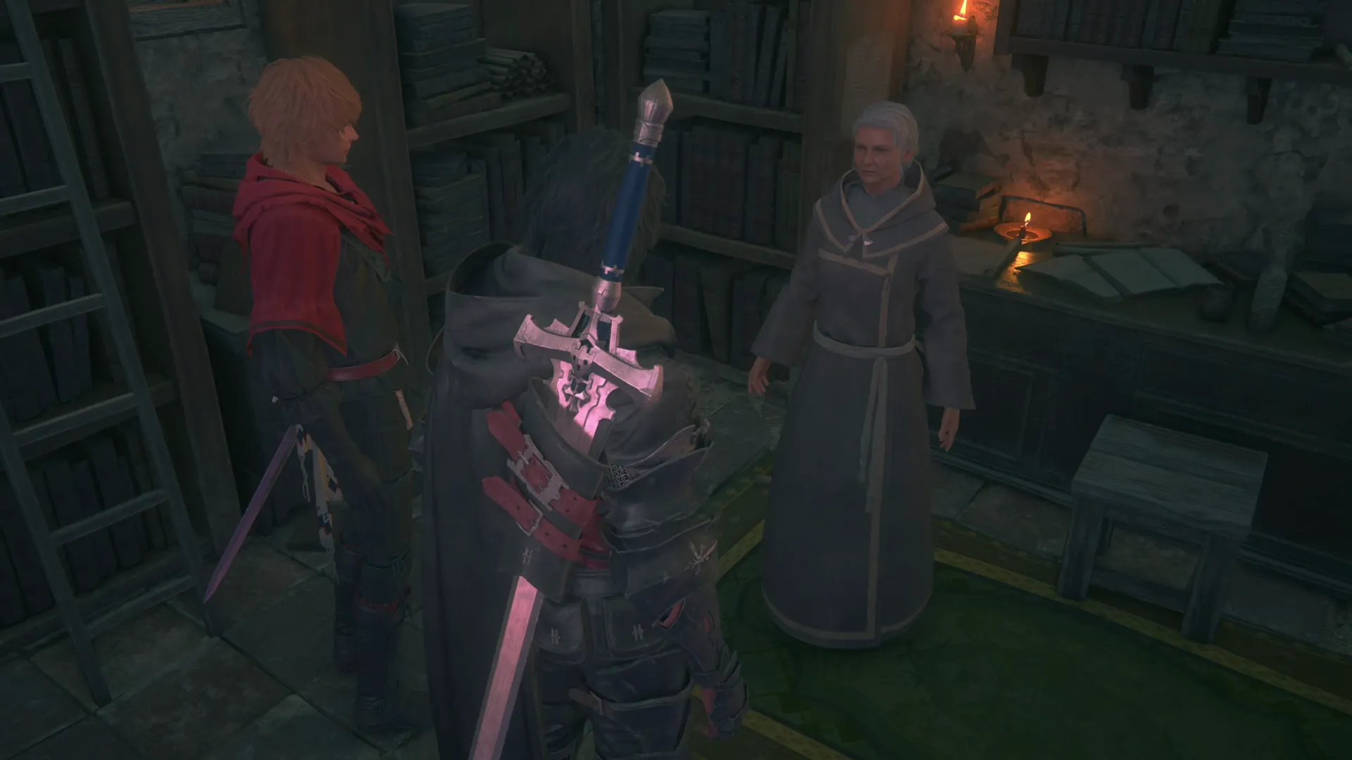 Clive and Joshua speaking with Goditha in Tabor