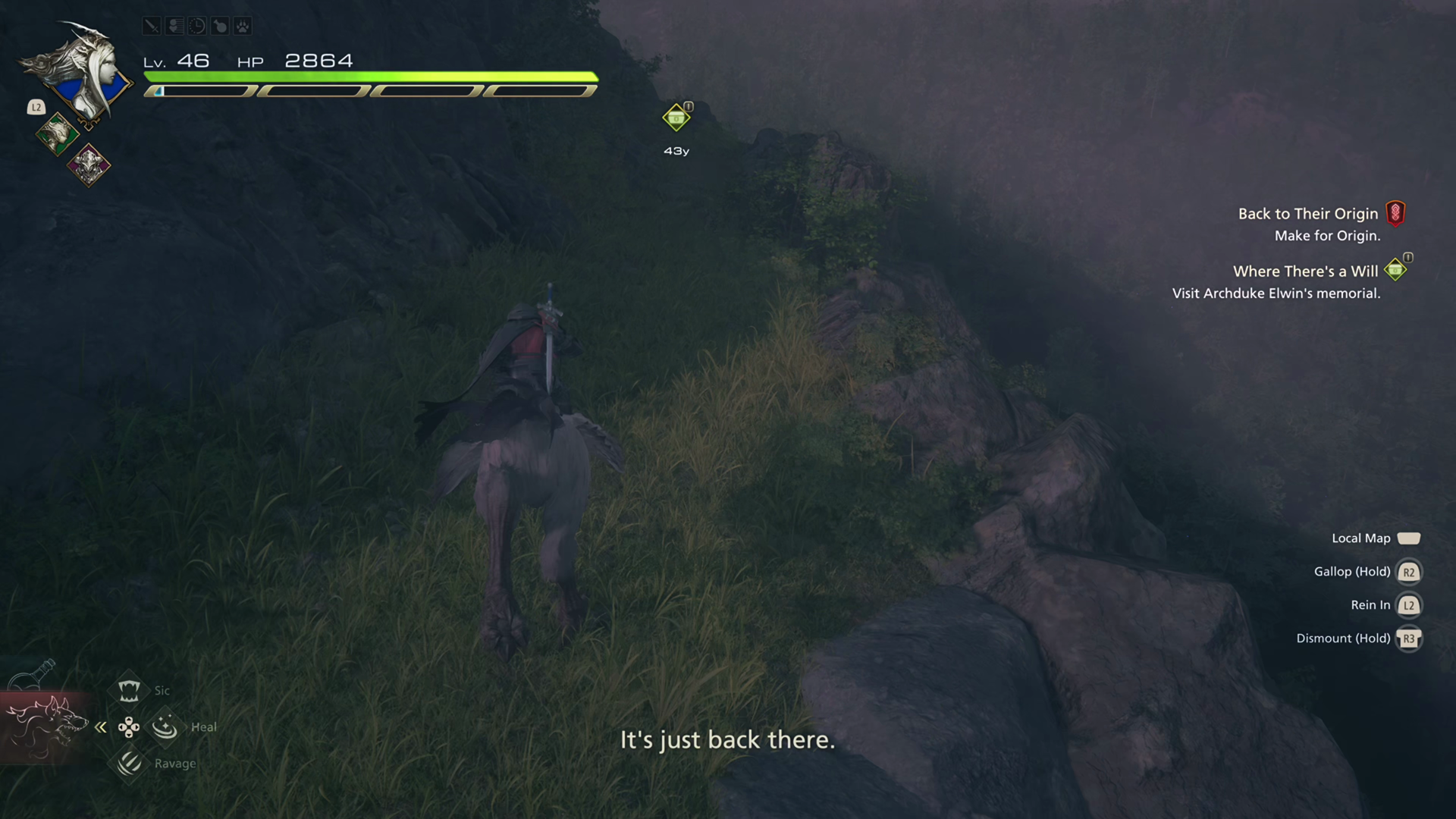 Riding towards Archduke Elwin’s grave