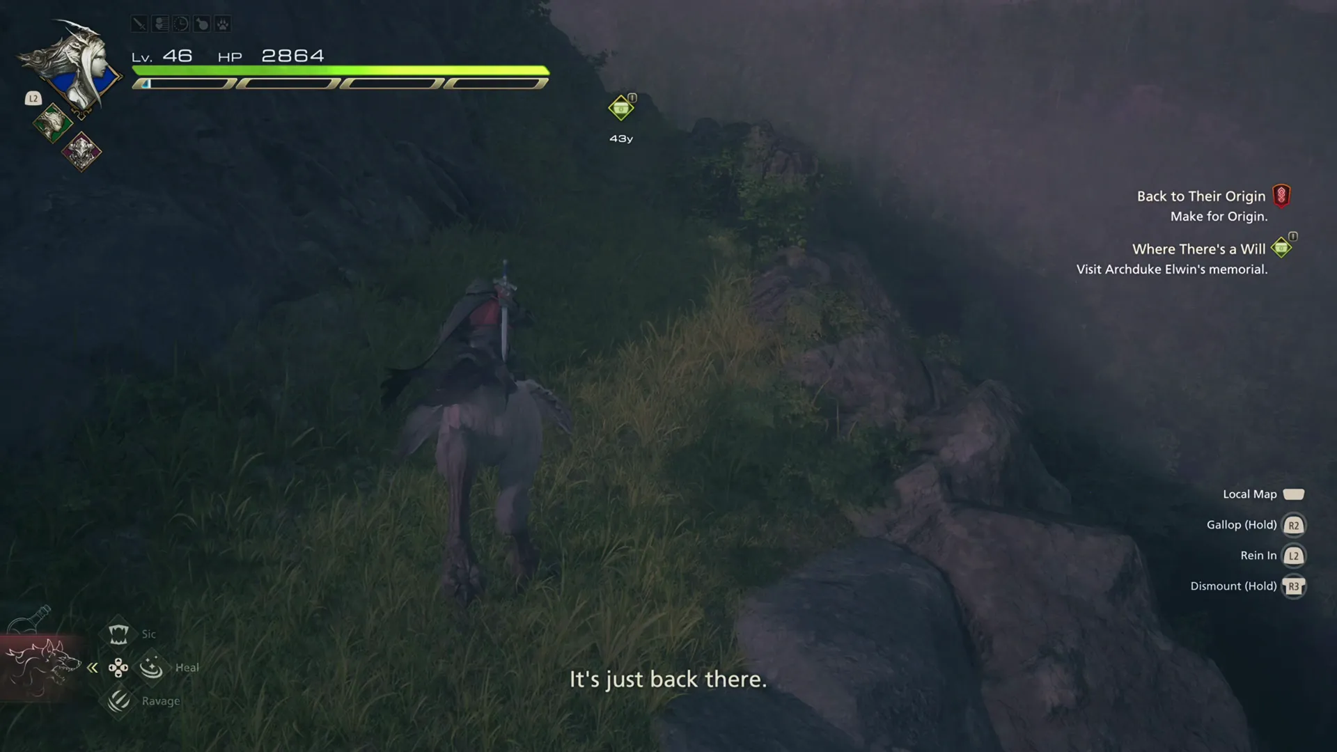 Riding towards Archduke Elwin’s grave