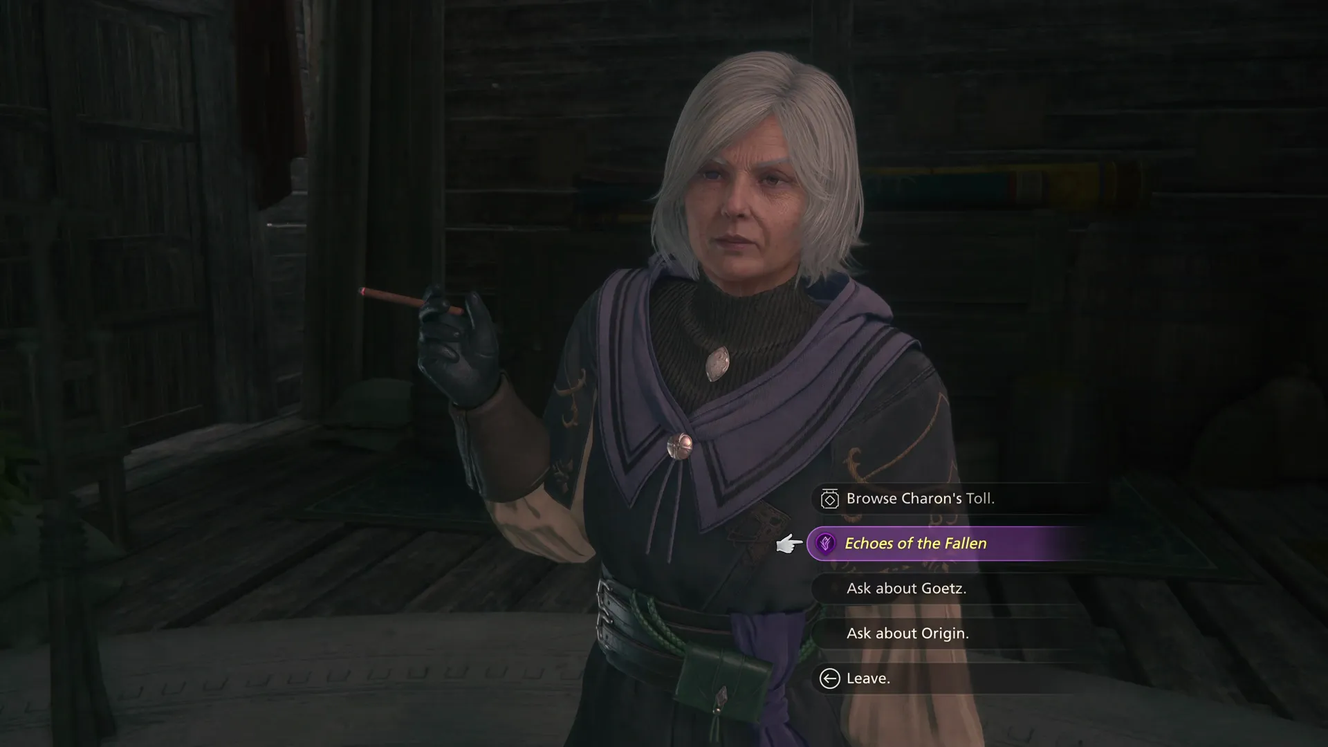 Speaking to Charon at Charon’s Toll and selecting the Echoes of the Fallen option to begin the DLC expansion