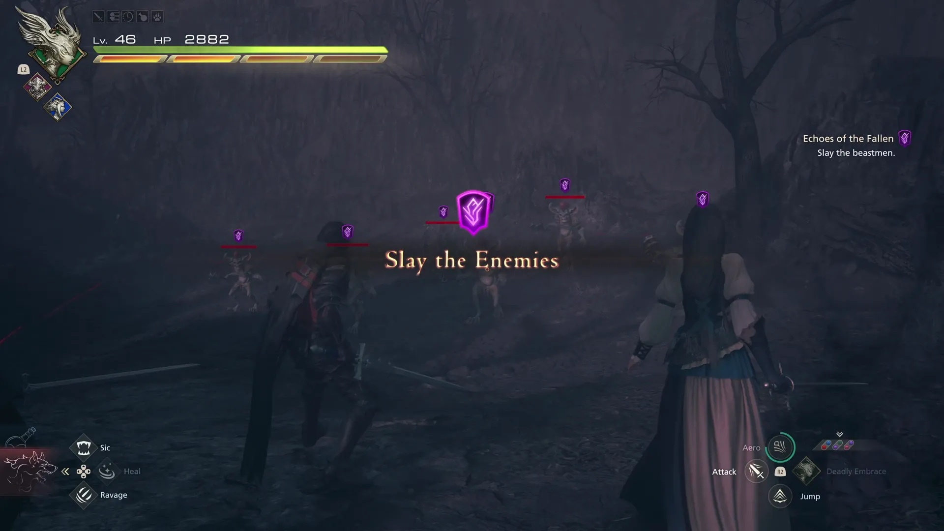 Battle against the Domovikha in the Dim without using magic