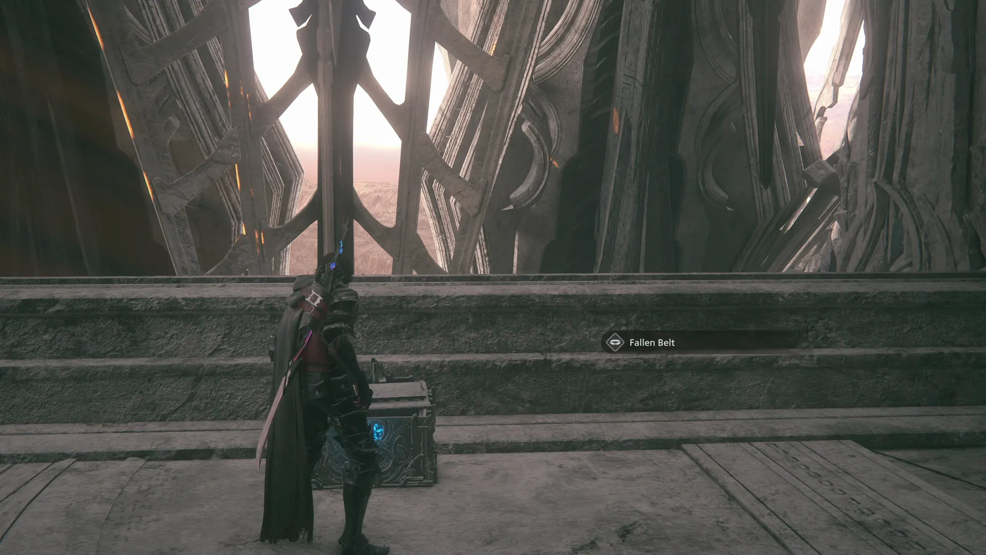 Opening a treasure coffer which contains the Fallen Belt which is better than the Ouroboros