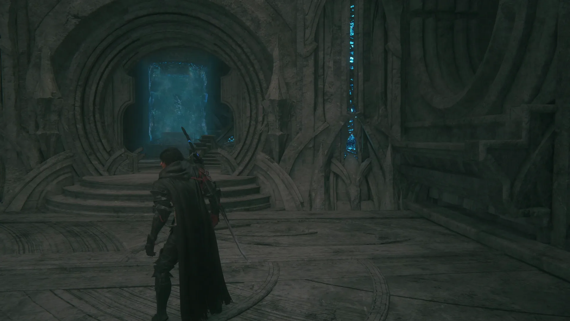 Entering a doorway in the Sagespire