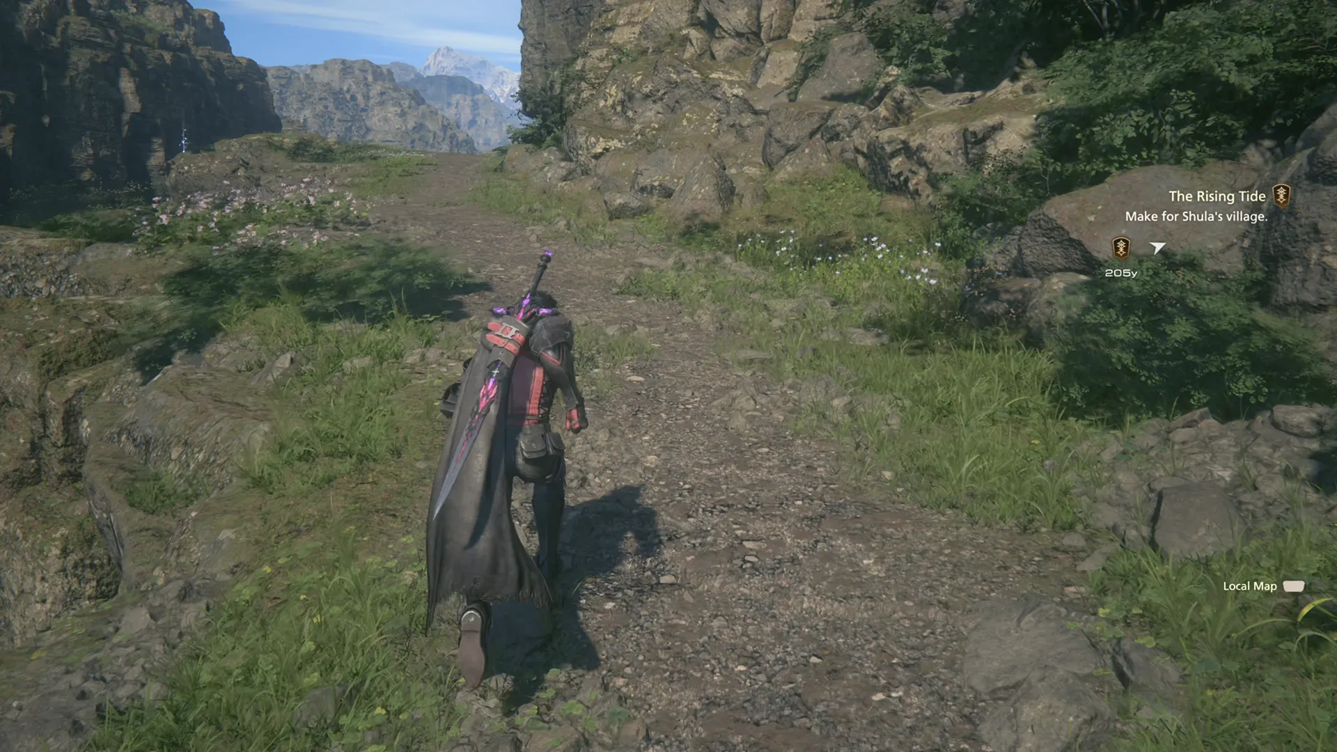 Clive traversing through the early areas of Cloaktop