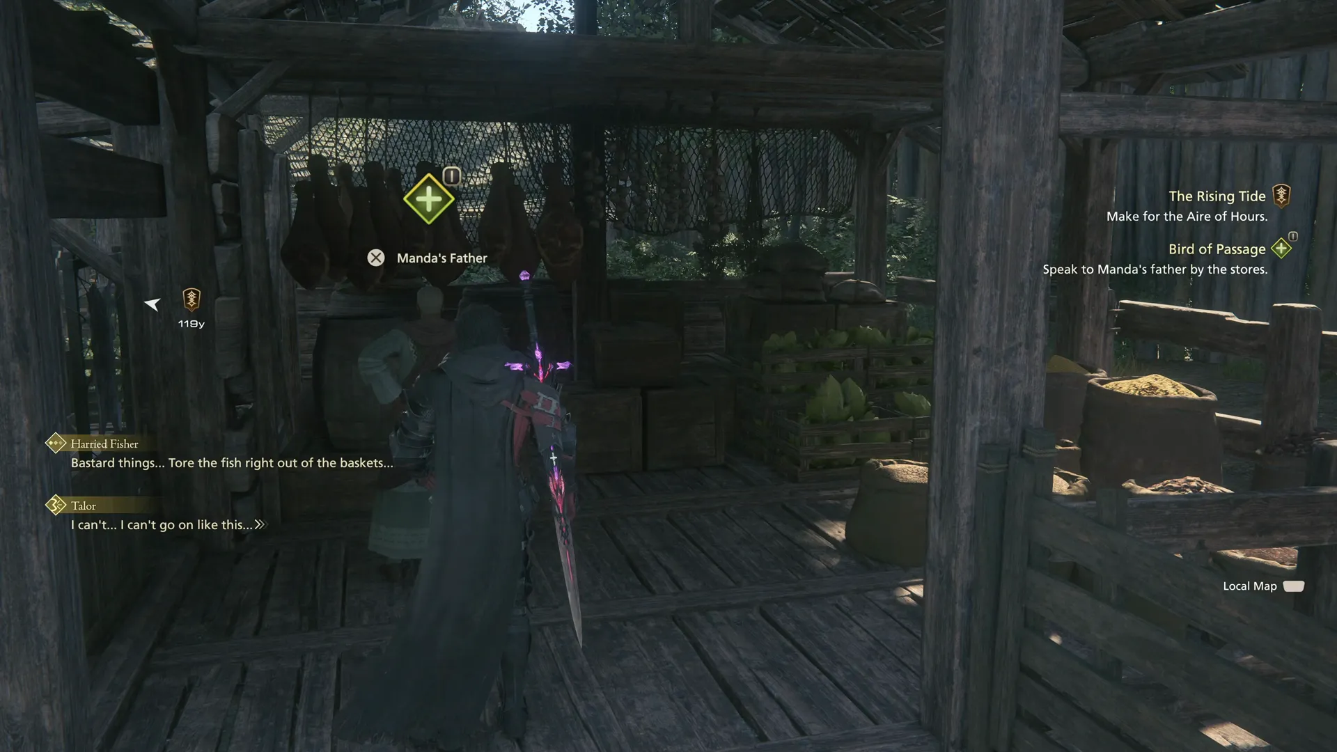 Locating Manda’s Father near the Haven Stores