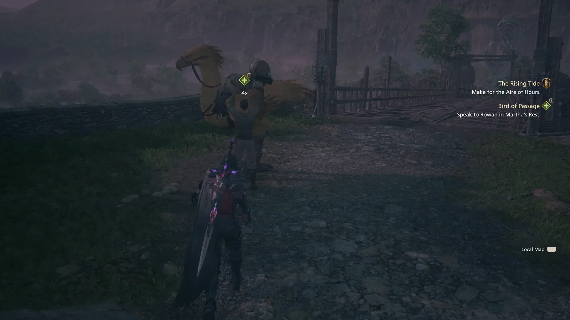 Speaking with Rowan and obtaining the Mimett Gourd from him