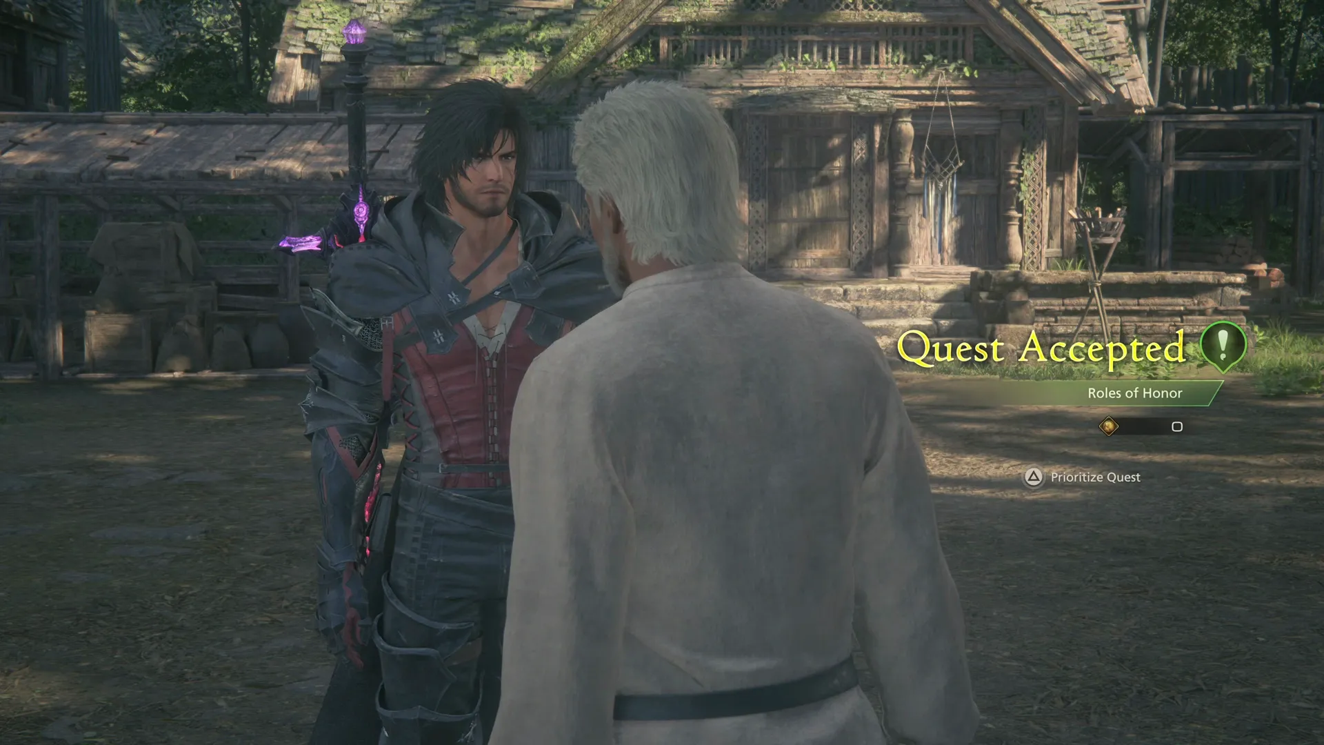 Accepting the Roles of Honor Optional Quest from Qatav in Haven