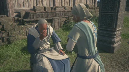 Speaking to Fanet as she deals with one of her patients in Haven