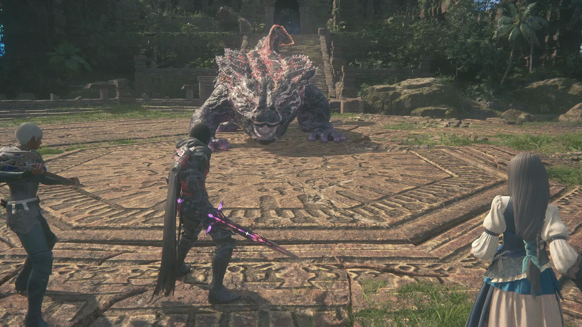 Start of the boss battle against Hreidmar